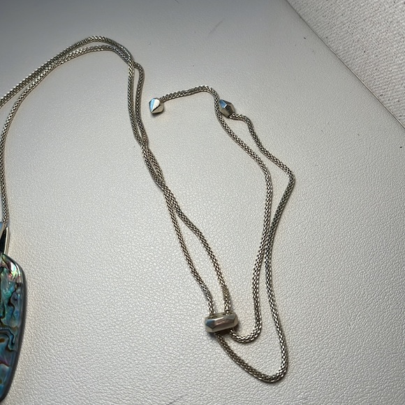 Kendra Scott Inez Abalone Shell Stone Necklace - Picture 4 of 5